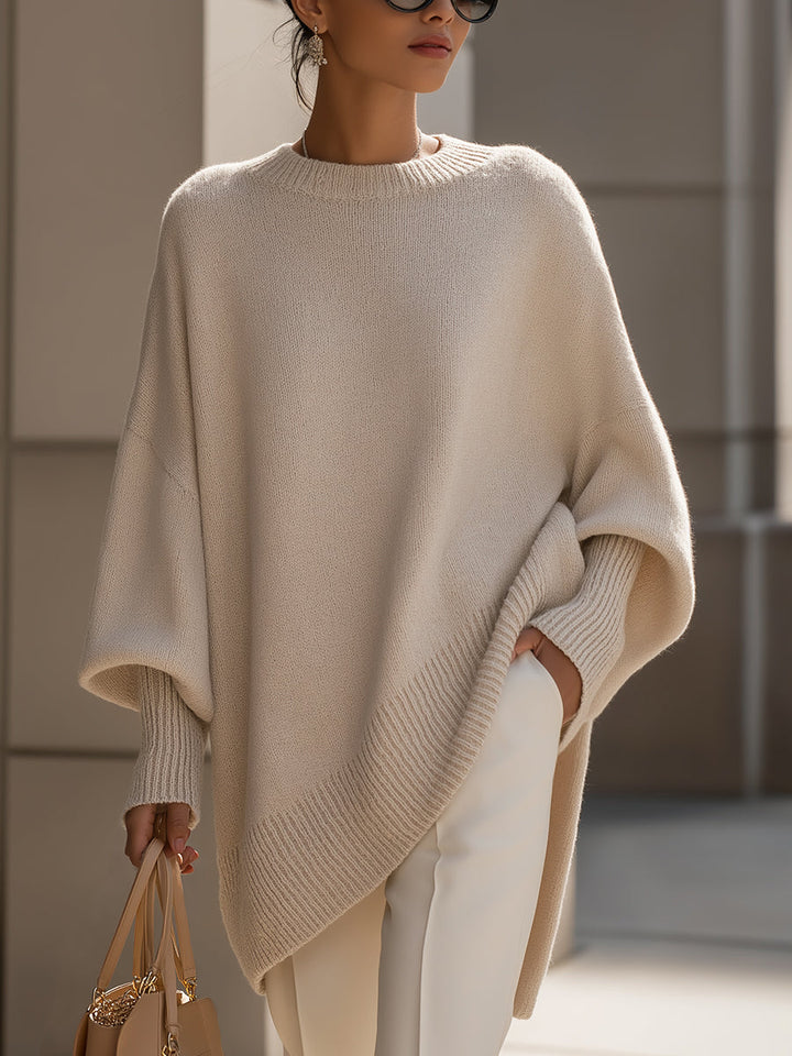 OVERSIZED KNIT PONCHO | EFFORTLESS ELEGANCE WITH COZY GRACE