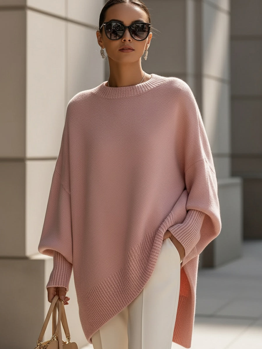 OVERSIZED KNIT PONCHO | EFFORTLESS ELEGANCE WITH COZY GRACE