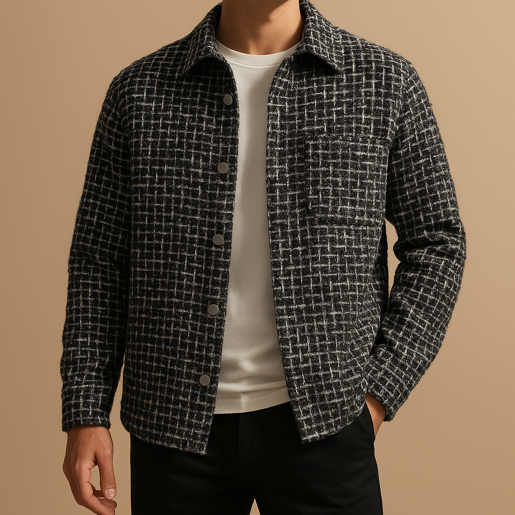 HARRIS TWEED-LOOK SHACKET | TAILORED COMFORT – Rose & Keith London