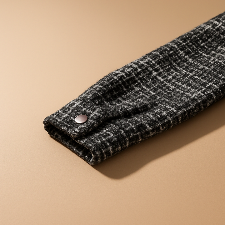 HARRIS TWEED-LOOK SHACKET | TAILORED COMFORT