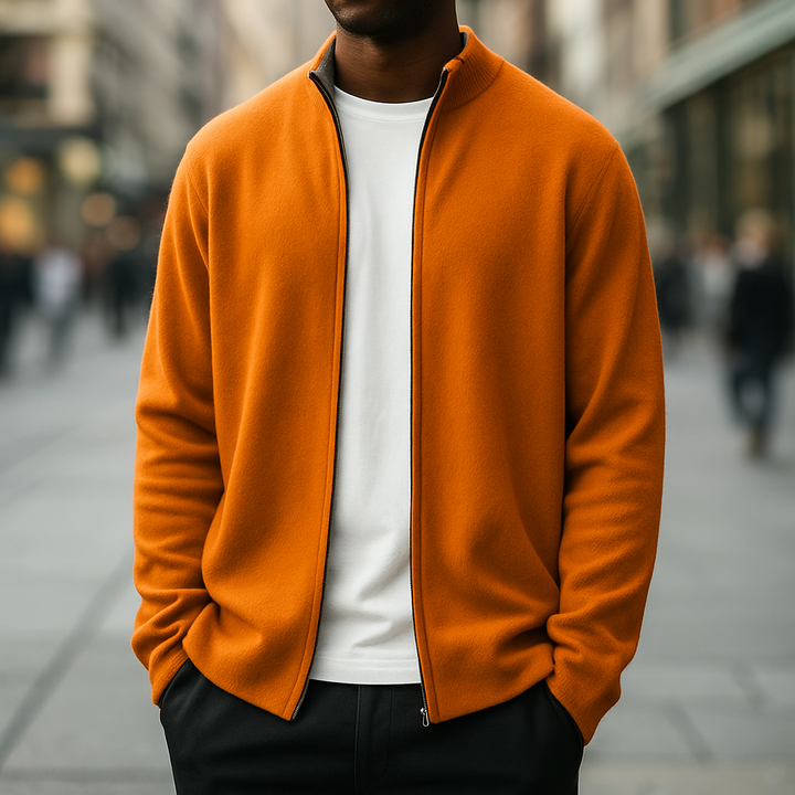 KEITH FULL ZIP KNIT CARDIGAN | COMFORT BUILT INTO CLEAN STYLE