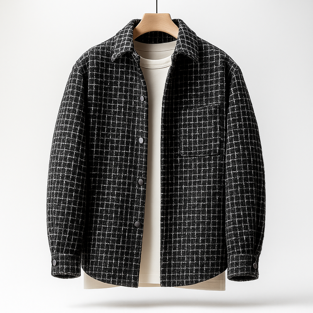 HARRIS TWEED-LOOK SHACKET | TAILORED COMFORT – Rose & Keith London