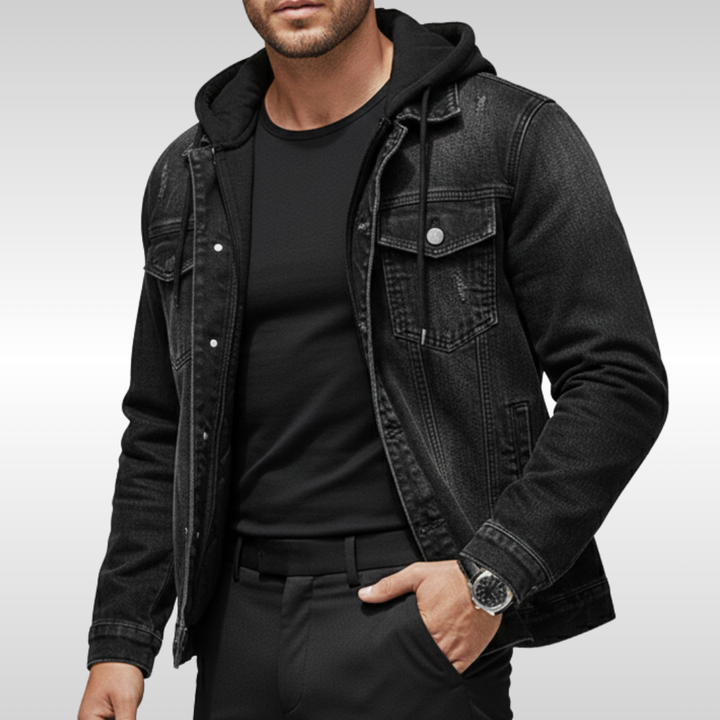 BRANSON HOODED DENIM JACKET | STYLE IN EVERY LAYER