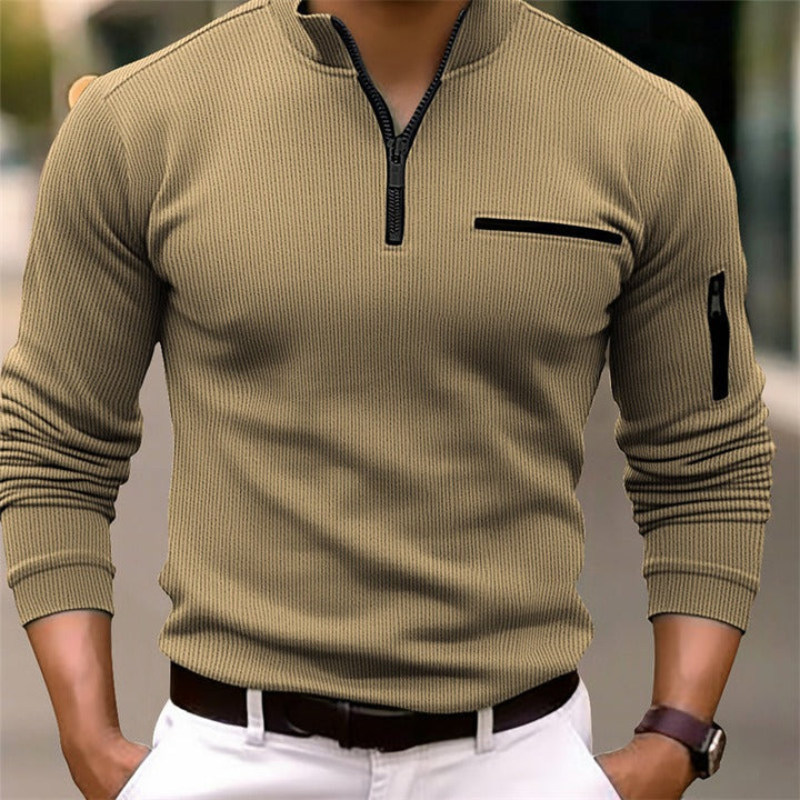 PHIL ZIP LONG SLEEVE SHIRT | SHARP STYLE WITH EVERYDAY COMFORT