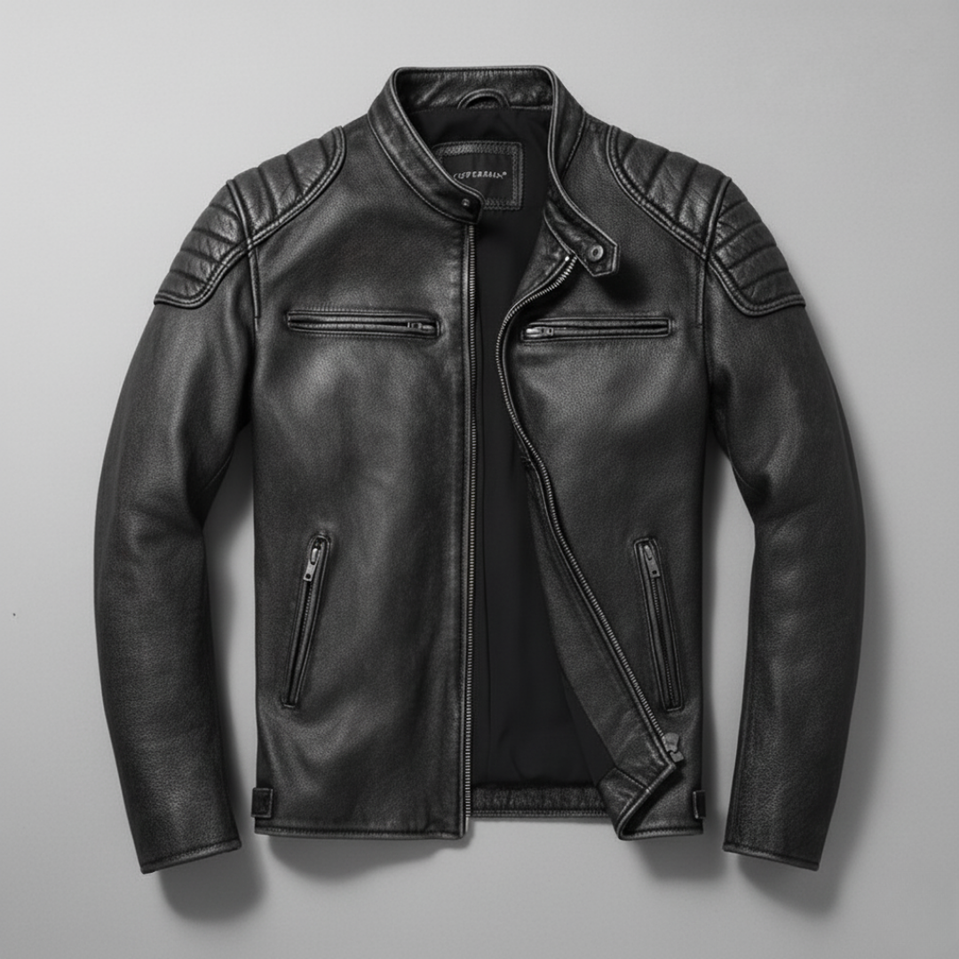 ASHER BIKER JACKET | VINTAGE FEEL WITH A MODERN EDGE