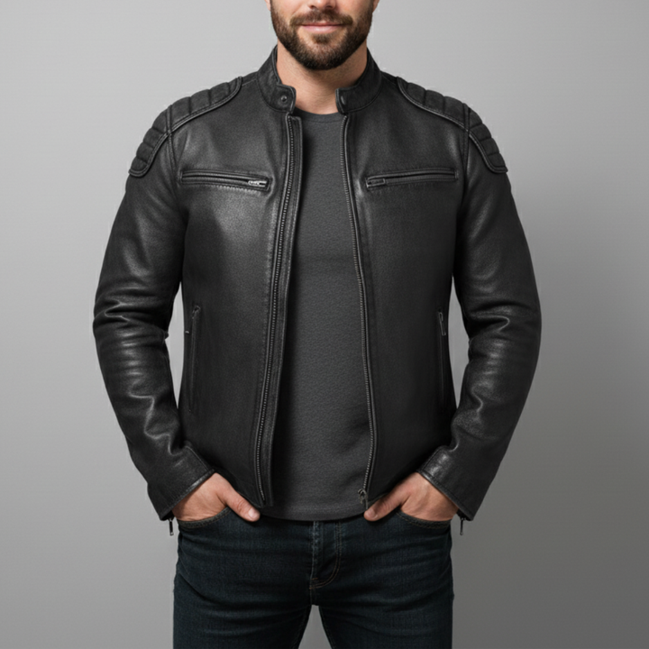 ASHER BIKER JACKET | VINTAGE FEEL WITH A MODERN EDGE
