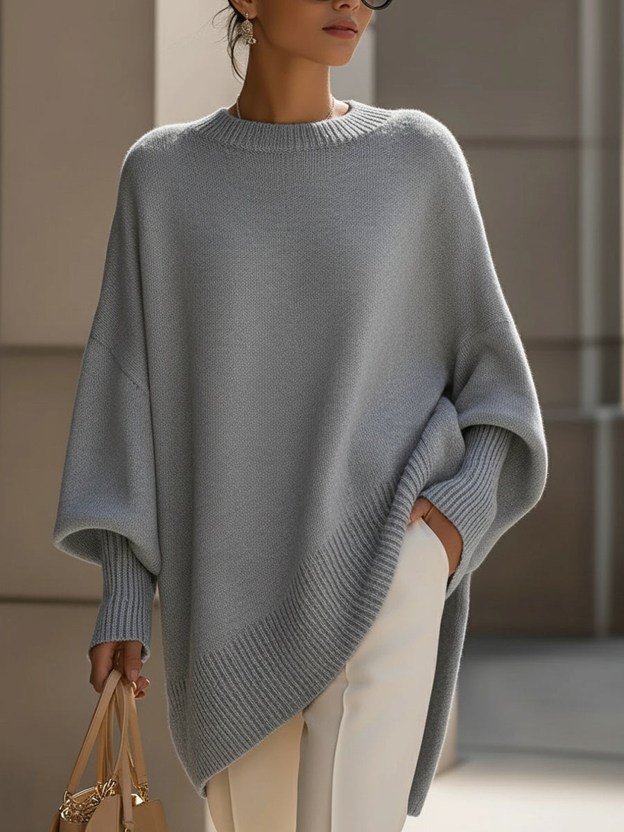 OVERSIZED KNIT PONCHO | EFFORTLESS ELEGANCE WITH COZY GRACE