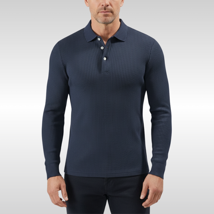 KYLE RIBBED POLO | REFINED COMFORT FOR EVERYDAY WEAR