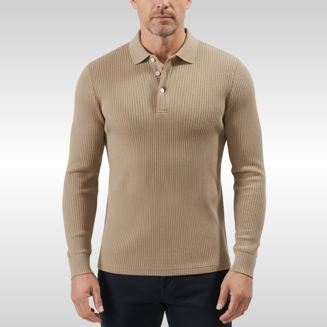 KYLE RIBBED POLO | REFINED COMFORT FOR EVERYDAY WEAR
