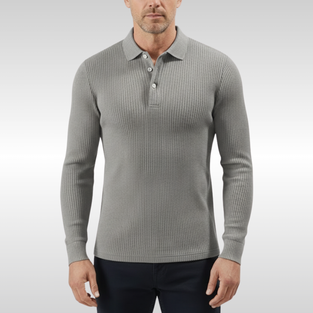 KYLE RIBBED POLO | REFINED COMFORT FOR EVERYDAY WEAR