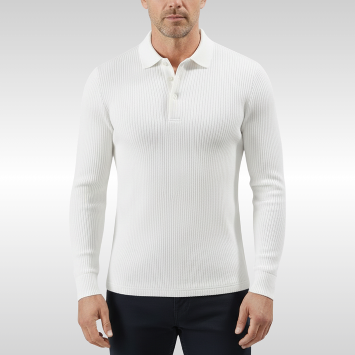 KYLE RIBBED POLO | REFINED COMFORT FOR EVERYDAY WEAR