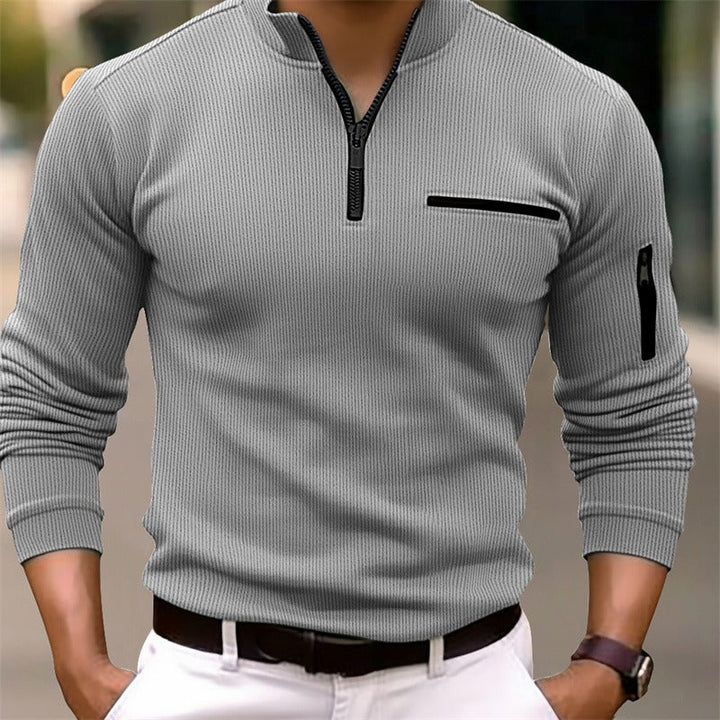 PHIL ZIP LONG SLEEVE SHIRT | SHARP STYLE WITH EVERYDAY COMFORT