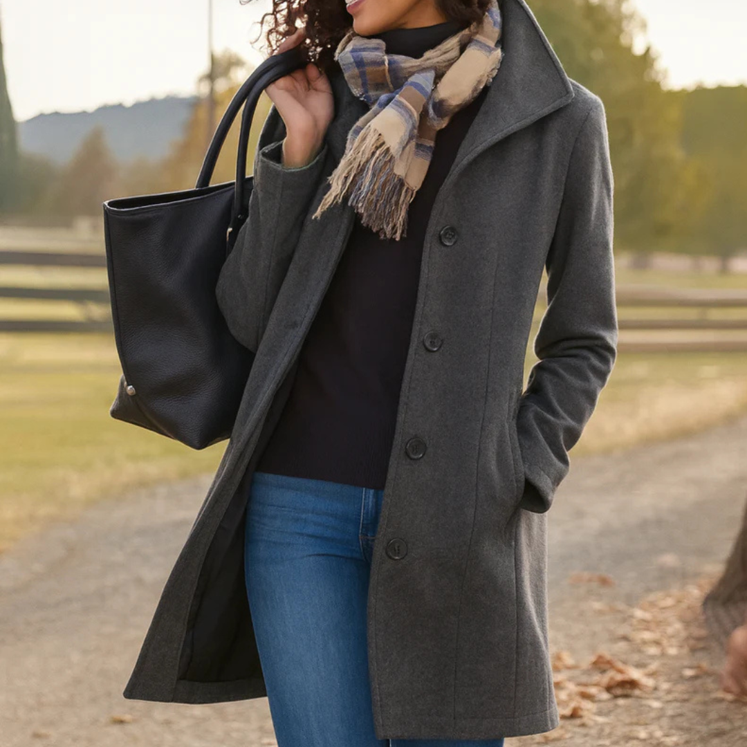 ELEGANT WINTER COAT | FLATTERING DESIGN WITH LUXURIOUS COMFORT