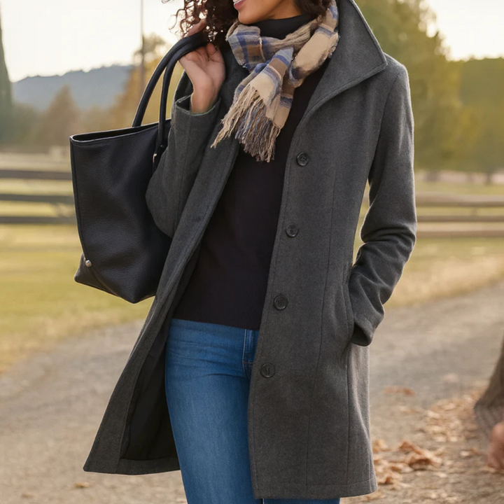ELEGANT WINTER COAT | FLATTERING DESIGN WITH LUXURIOUS COMFORT