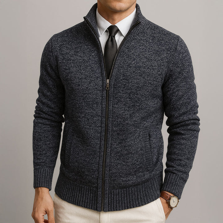 MARTIN ZIP KNIT CARDIGAN | EFFORTLESS SMART, DAILY WEAR