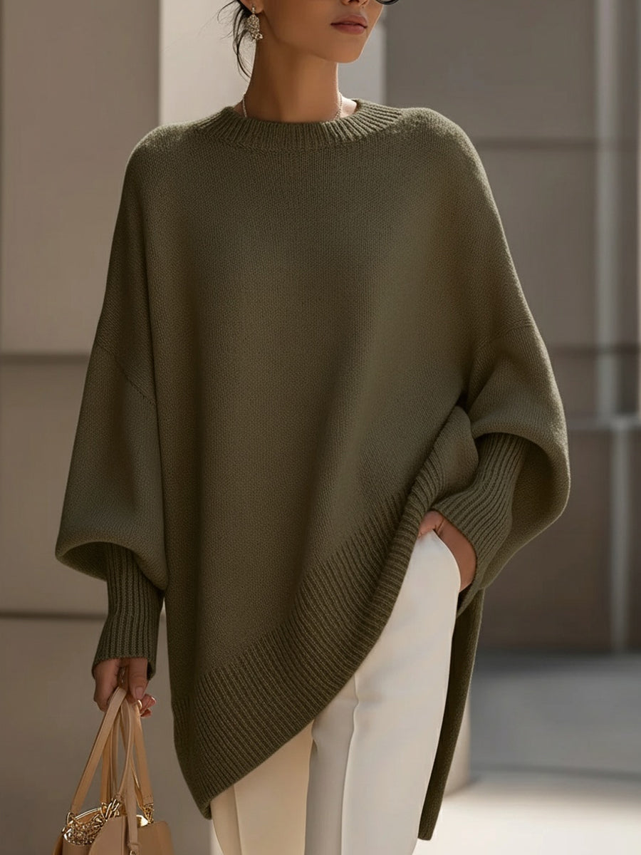 OVERSIZED KNIT PONCHO | EFFORTLESS ELEGANCE WITH COZY GRACE