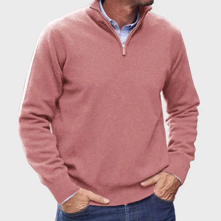 JOHN ZIP SWEATER | WARMTH WITH ELEGANT SIMPLICITY
