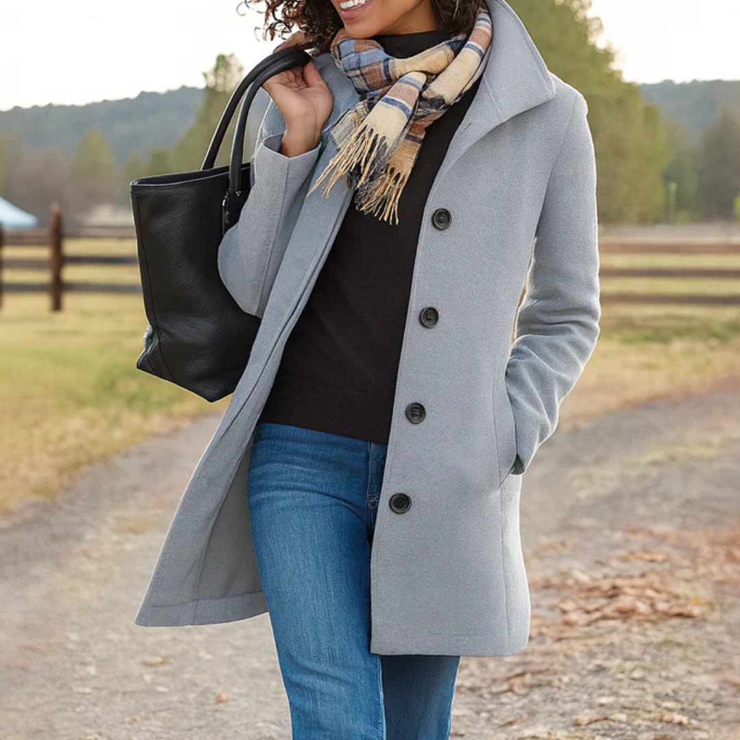 ELEGANT WINTER COAT | FLATTERING DESIGN WITH LUXURIOUS COMFORT