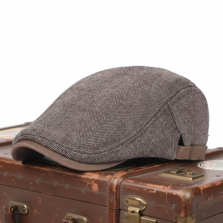 HENRY HERRINGBONE TWEED FLAT CAP | TIMELESS WARMTH, EVERYDAY STYLE