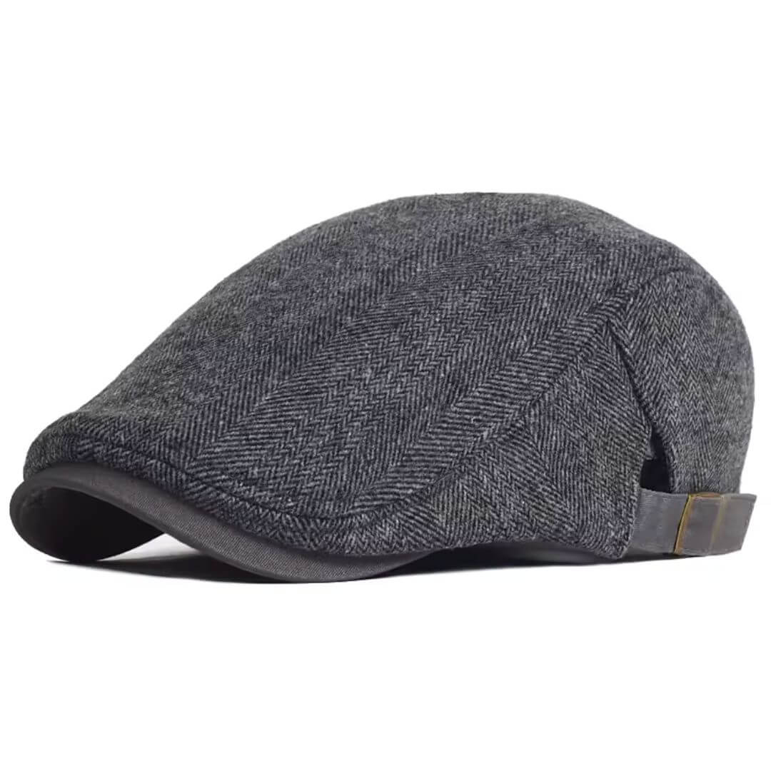 HENRY HERRINGBONE TWEED FLAT CAP | TIMELESS WARMTH, EVERYDAY STYLE