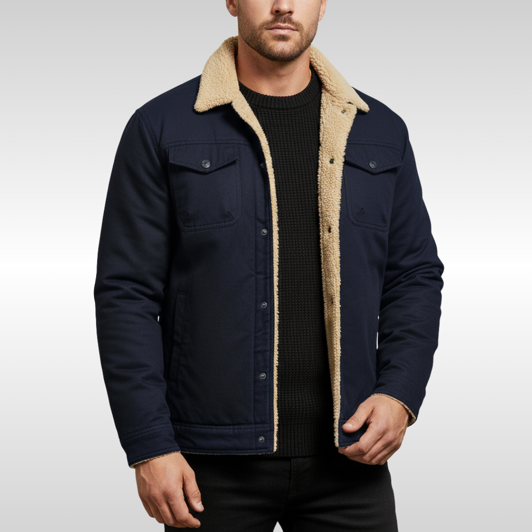 RYAN SHERPA WINTER JACKET | WHERE WARMTH MEETS STYLE