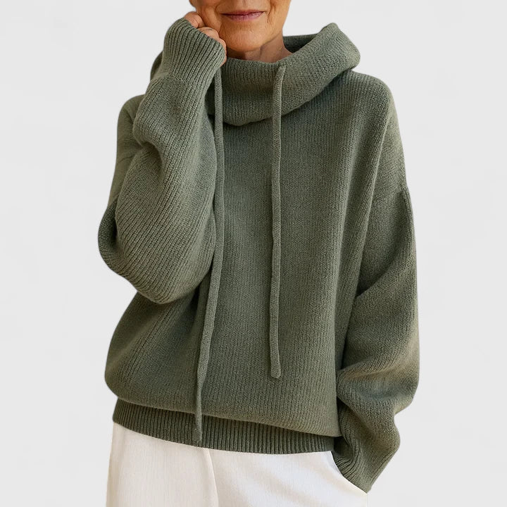 LIZA KNIT HOODIE | COSY ELEGANCE