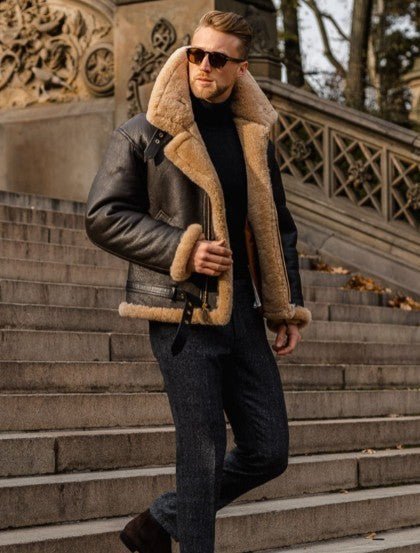 TOM RAF SHEARLING JACKET | BUILT FOR WARMTH