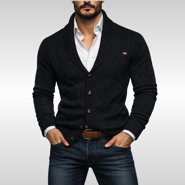 EDWIN CABLE CARDIGAN | CLASSIC DETAIL, MODERN FIT