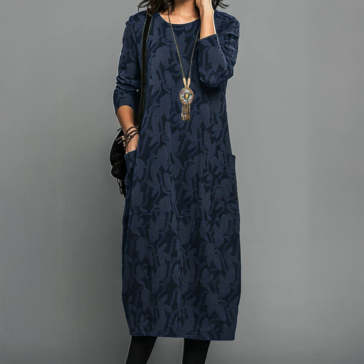 EMMA RELAXED LONG SLEEVE DRESS | COMFORT THAT FLATTERS EVERY SHAPE