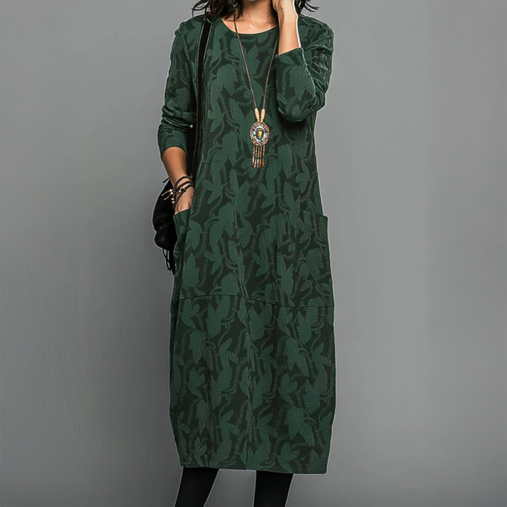 EMMA RELAXED LONG SLEEVE DRESS | COMFORT THAT FLATTERS EVERY SHAPE