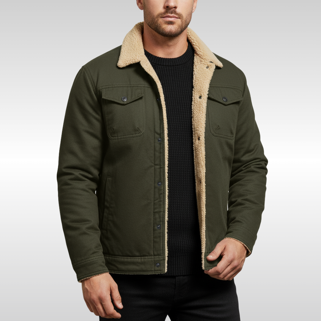 RYAN SHERPA WINTER JACKET | WHERE WARMTH MEETS STYLE