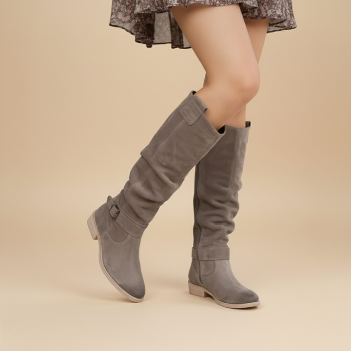 ELIZA SUEDE KNEE HIGH BOOTS | EFFORTLESS STYLE AND ALL-DAY COMFORT