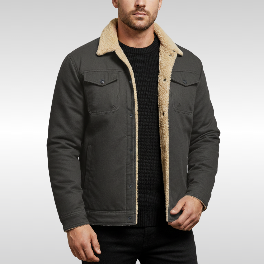 RYAN SHERPA WINTER JACKET | WHERE WARMTH MEETS STYLE