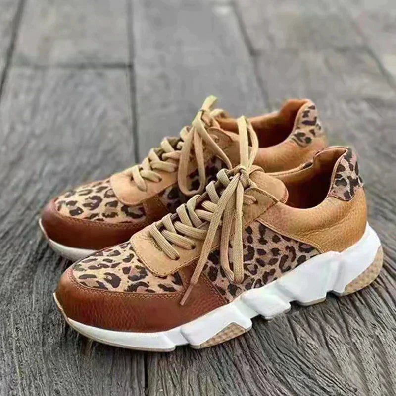 CUSHIONED LEOPARD TRAINERS | STYLE AND STABILITY IN EVERY STEP