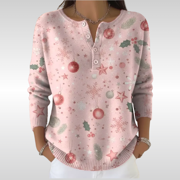 HOLLY FESTIVE SWEATER | COSY CHRISTMAS COMFORT