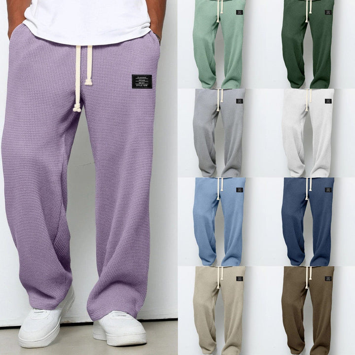 SEAN WAFFLE TROUSERS | EASY COMFORT