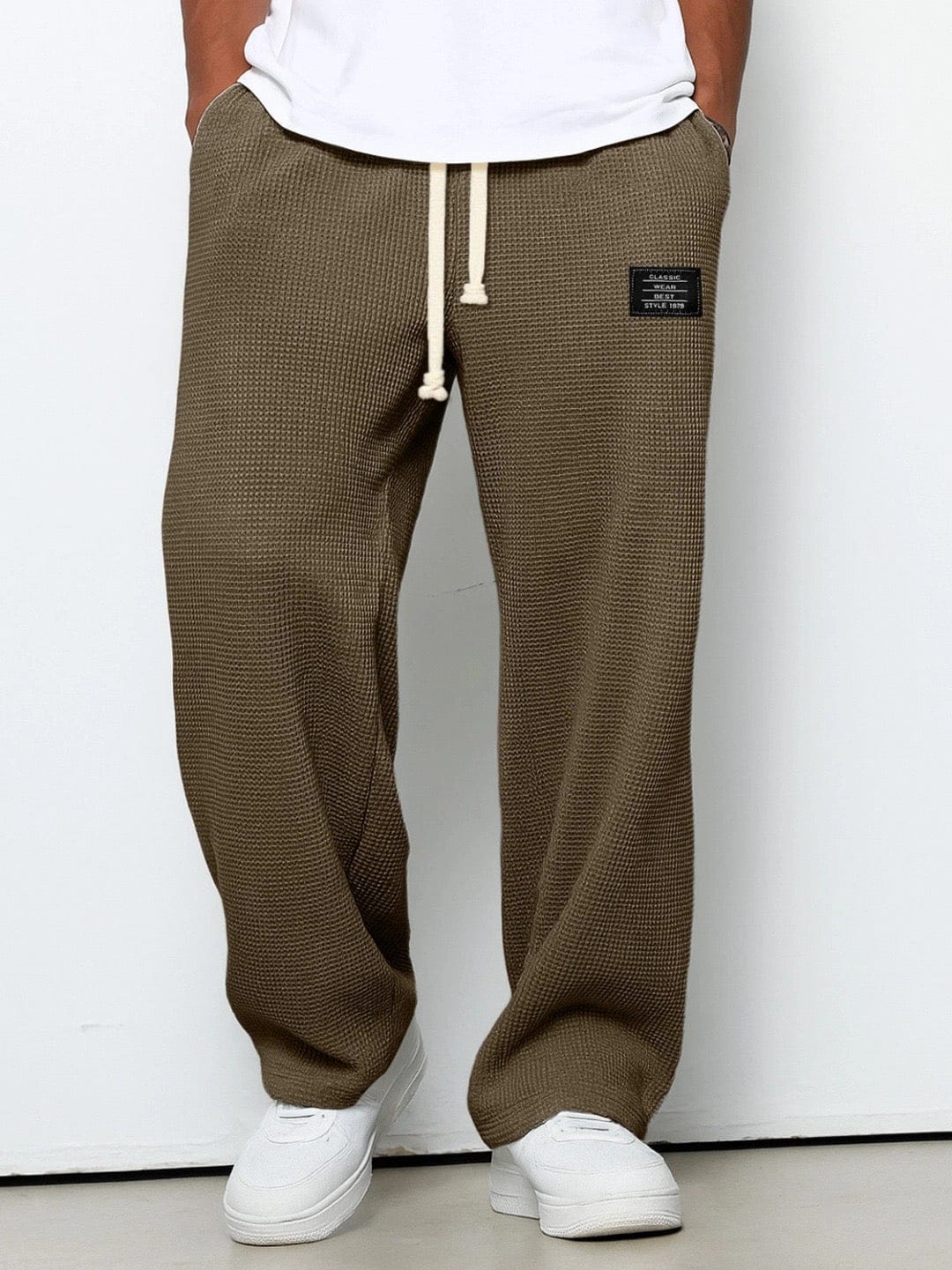 SEAN WAFFLE TROUSERS | EASY COMFORT