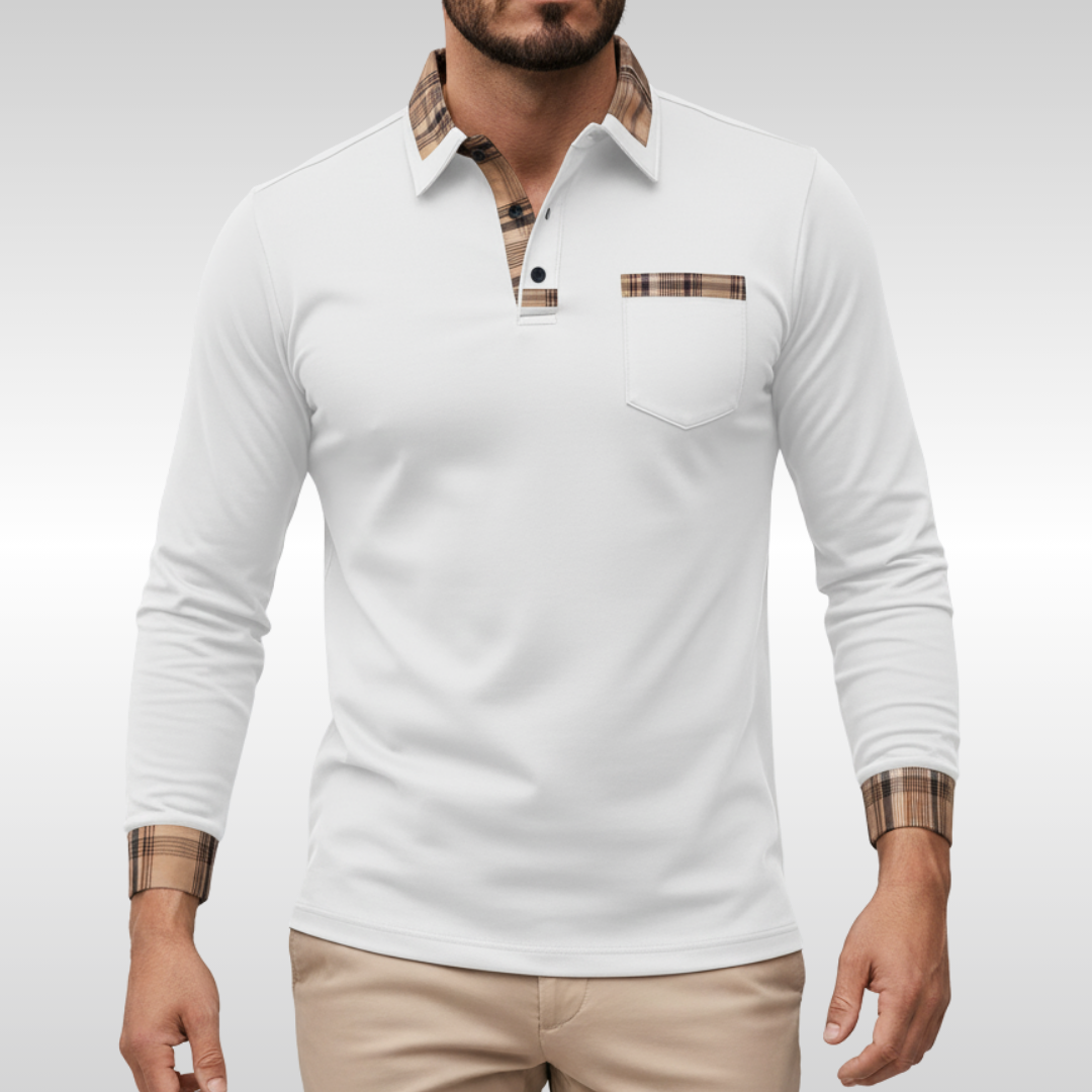 JACE CHECK TRIM POLO | SMART COMFORT FOR DAILY WEAR