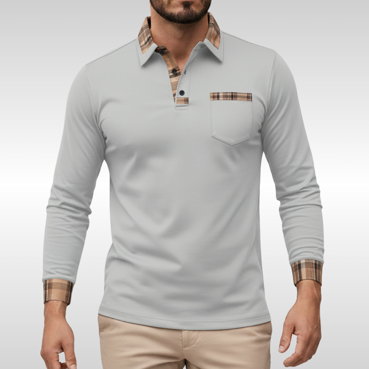 JACE CHECK TRIM POLO | SMART COMFORT FOR DAILY WEAR
