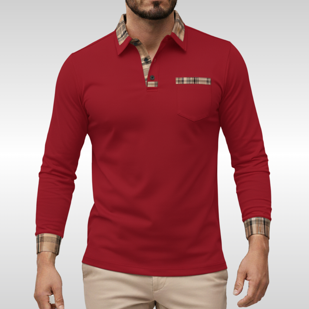 JACE CHECK TRIM POLO | SMART COMFORT FOR DAILY WEAR