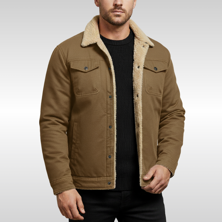 RYAN SHERPA WINTER JACKET | WHERE WARMTH MEETS STYLE
