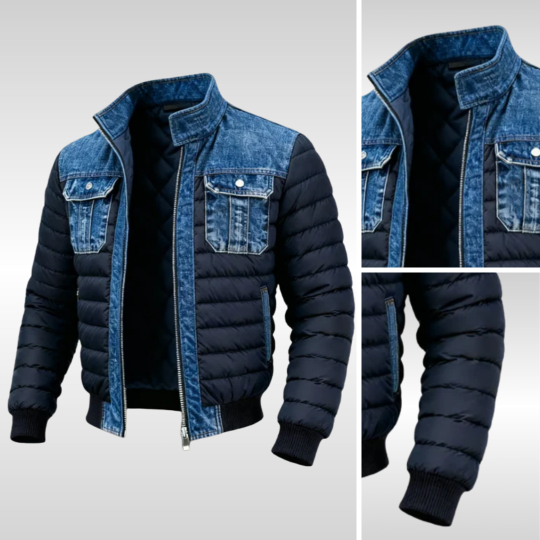 MARK DENIM QUILTED JACKET | MODERN EDGE WITH WARMTH