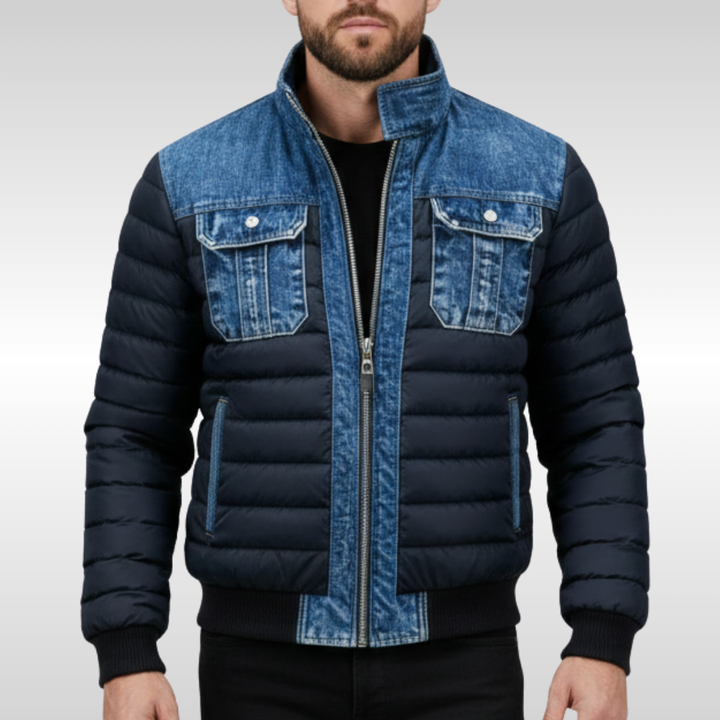 MARK DENIM QUILTED JACKET | MODERN EDGE WITH WARMTH