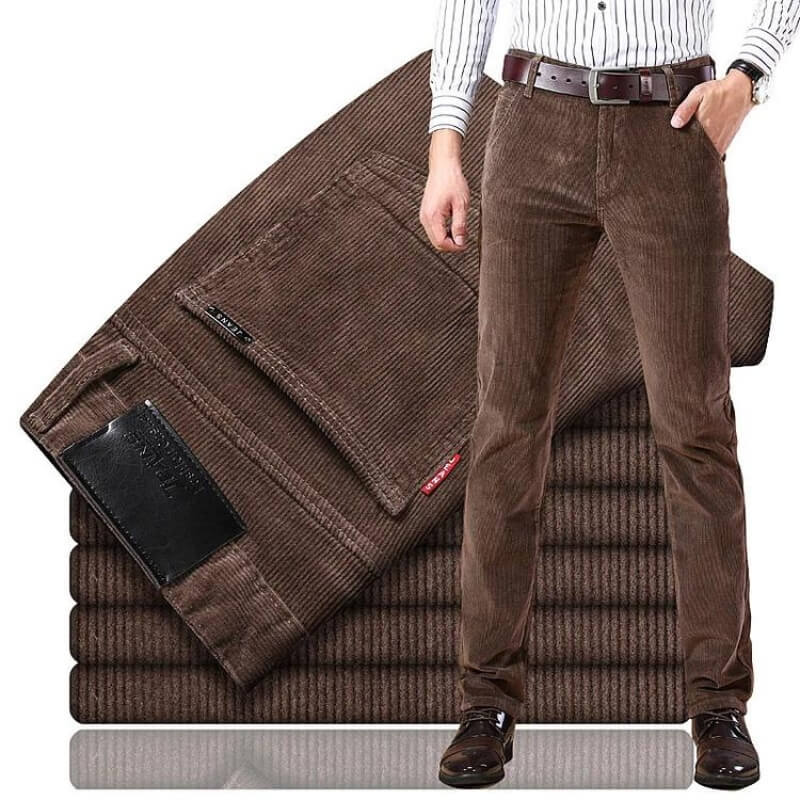 TERRY CORDUROY TROUSERS | CLASSIC WINTER STYLE