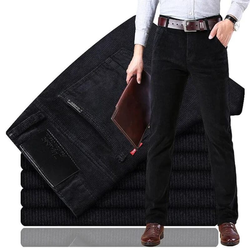 TERRY CORDUROY TROUSERS | CLASSIC WINTER STYLE