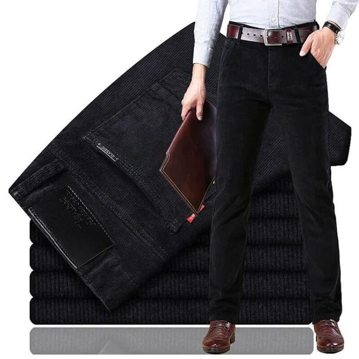 TERRY CORDUROY TROUSERS | CLASSIC WINTER STYLE