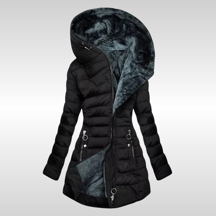 OLIVIA SOFT HOODED COAT | FLATTERING WARMTH FOR EVERY DAY