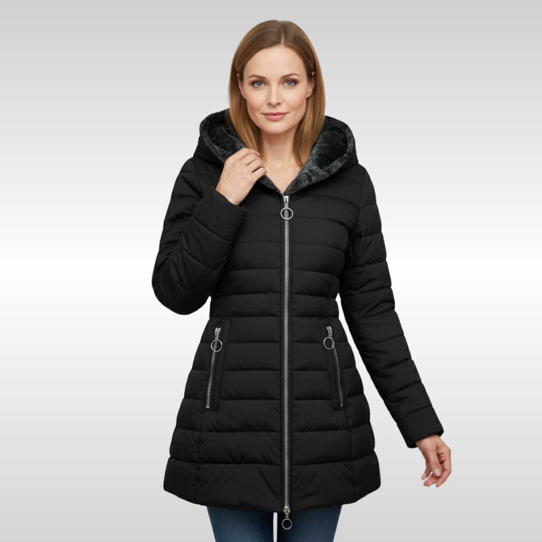 OLIVIA SOFT HOODED COAT | FLATTERING WARMTH FOR EVERY DAY