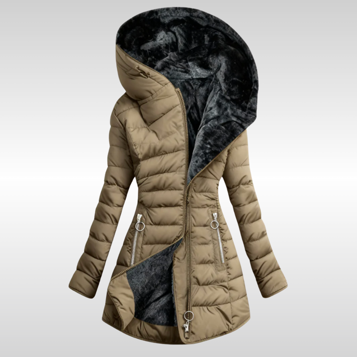 OLIVIA SOFT HOODED COAT | FLATTERING WARMTH FOR EVERY DAY