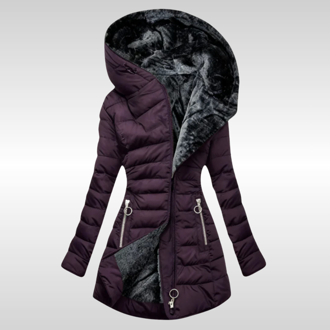 OLIVIA SOFT HOODED COAT | FLATTERING WARMTH FOR EVERY DAY